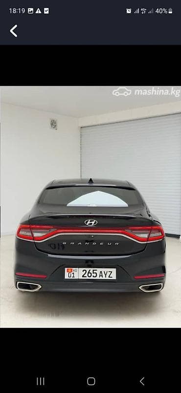 geely galaxy e5: Hyundai Grandeur: 2019 г., 3 л, Автомат, Газ, Седан — 5