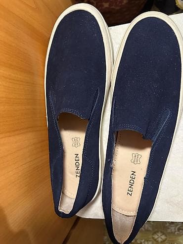 рант: Слипоны Zenden из натуральной замши - Модель: слипоны без шнурков - — 3