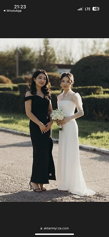 s: Вечернее платье, Длинная модель, Без рукавов, S — 2