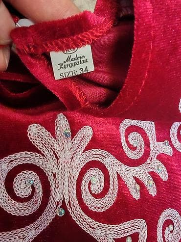 кыргызские национальные платья кыргыз койнок детский: Национальный костюм, Женский — 2