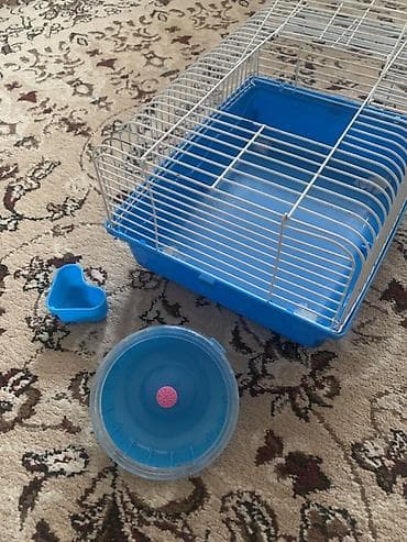 коня: Клетка для мелких грызунов с аксессуарами - Компактная проволочная — 2