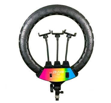 освещение для фото: Кольцевая RGB лампа MJ-56 (56СМ) Самая яркая цветная кольцевая лампа в — 1