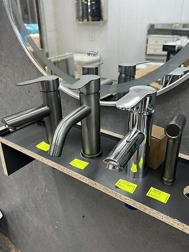 крана: Однорычажный Смеситель для раковины, Новый, Материал: Цинк, Самовывоз, Бесплатная доставка, Платная доставка — 1