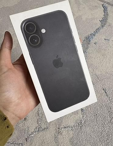 samsung galaxy folder 2: IPhone 16, Б/у, 128 ГБ, Черный, Коробка, 89 % — 3