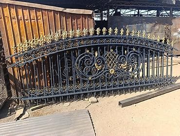 заклад: Металлический забор, Другой материал, Декоративный — 9