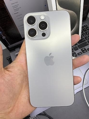 iphone 8s: IPhone 15 Pro Max, Б/у, 512 ГБ, Natural Titanium, Коробка, 84 % — 8