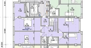 Квартиры: 5 и более комнат, 192 м², Элитка, 10 этаж, ПСО (под самоотделку) — 6