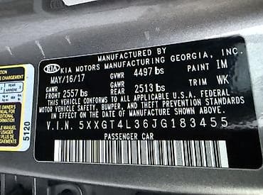 Kia Optima: 2017 г., 2.4 л, Автомат, Седан — 6