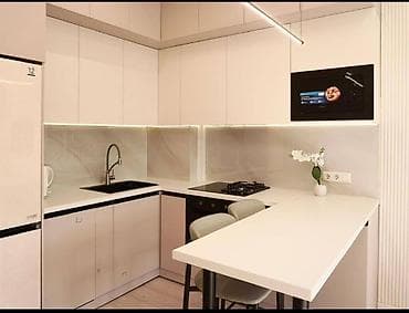 Продажа квартир: Студия, 49 м², Юг-2 мкр Элитка, 10 этаж, Дизайнерский ремонт — 6
