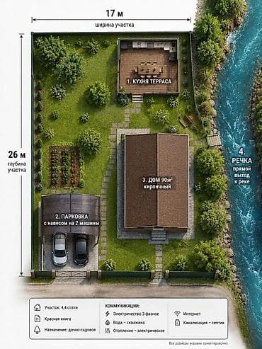 дома киргизия 1: 🏡 Продается уютная дача с собственным выходом к реке! 📍 Дачный — 10