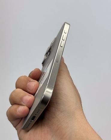 ios 16: IPhone 15 Pro, Б/у, 256 ГБ, Natural Titanium, Защитное стекло, Чехол, В рассрочку, 81 % — 5