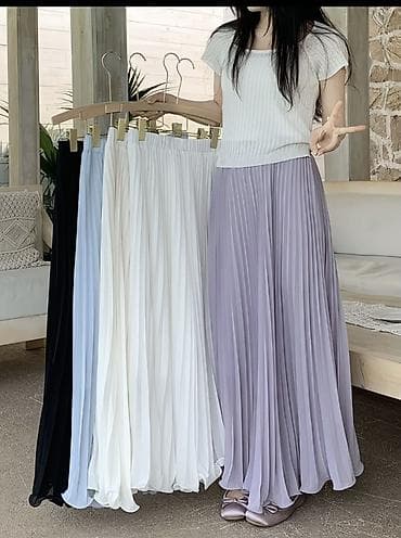 Юбка, Модель юбки: Плиссе, Макси, По талии