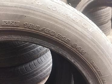 210: Шины 185 / 60 / R 15, Лето, Б/у, Пара, Легковые, Япония, Bridgestone — 1