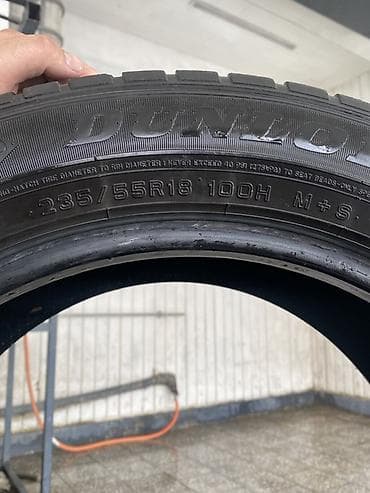 стар шина: Шины 235 / 55 / R 18, Лето, Б/у, Комплект, Dunlop — 2