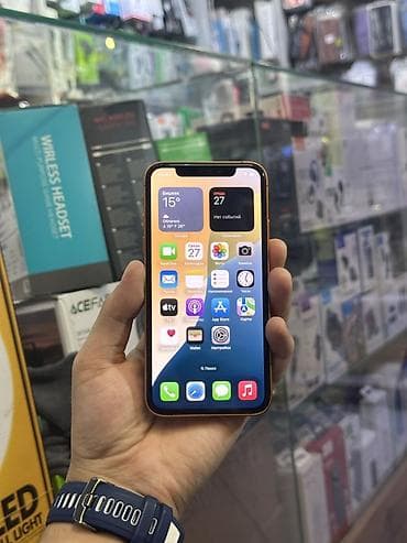 IPhone Xs, Б/у, 64 ГБ, Оранжевый, Кабель, 100 %