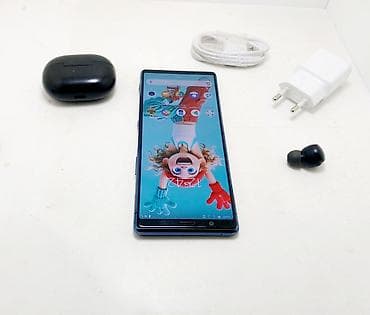 sony xperia xz3: Sony Xperia 5, Б/у, 128 ГБ, цвет - Синий, 1 SIM — 1