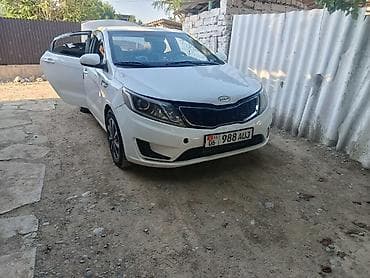 Унаа: Kia Rio: 2014 г., 1.6 л, Кол менен иштөөчү, Бензин, Седан — 1