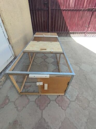 большие клетки: Уяча, гнездо с выгулом для цыплят утят гусят и тд, мини курятник — 6