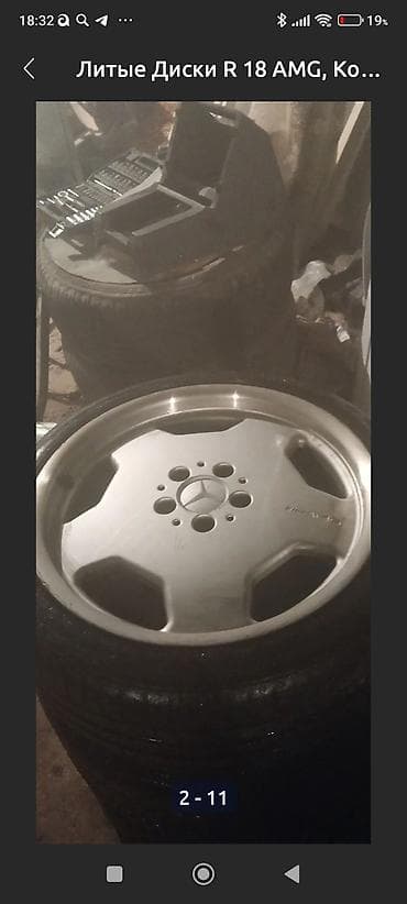 диски на мерседес моноблок: Колеса в сборе R 18, Комплект, Легковые, Литые, отверстий - 5 — 7