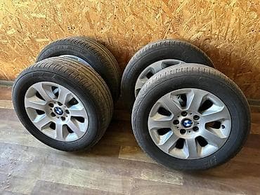 r16 215 65: Колеса в сборе 225 / 55 / R 16, Лето, Б/у, Комплект, Легковые, Литые, отверстий - 5 — 1