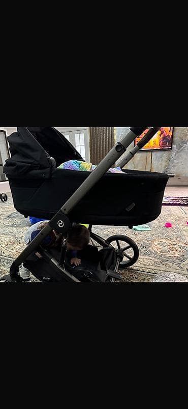 cybex: Коляска, Cybex, цвет - Голубой, Б/у, Самовывоз — 5