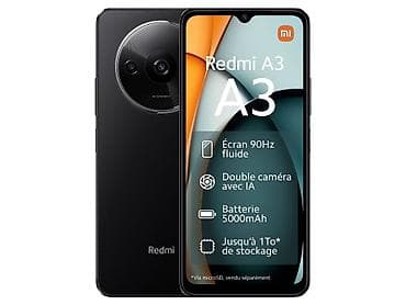 Redmi, Redmi A3, Б/у, 64 ГБ, цвет - Черный