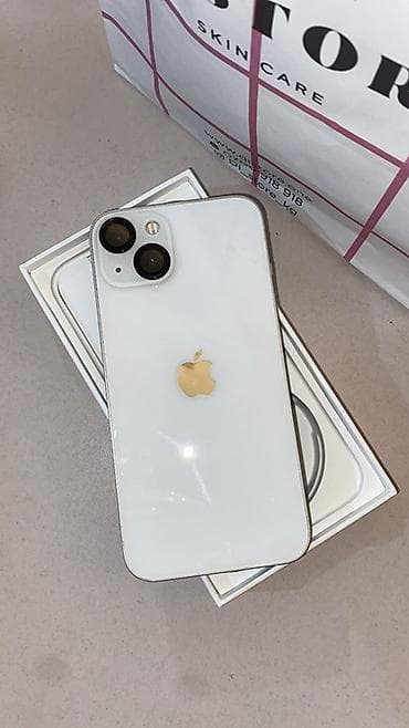 IPhone 13, Новый, 128 ГБ, Белый, Коробка, 79 %