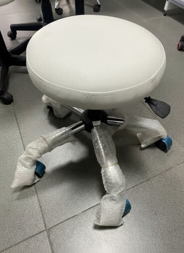 винтовой стул для пианино: Круглый табурет на колесиках с регулировкой высоты. - Мягкое круглое — 1