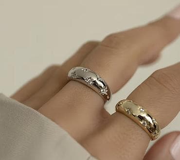 свадебные платья 2025: Кольцо с цирконом
Медицинская сталь не чернеет
Размер 18.5-19 — 2