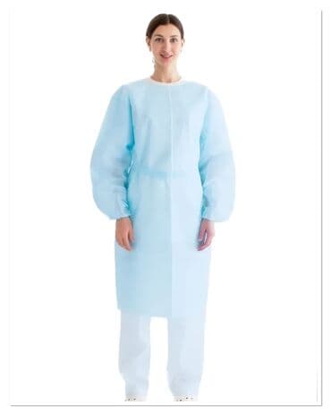 Халат не стерильный, 110см, №1/100 Халат одноразовый пользуется