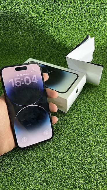 ipod touch: IPhone 14 Pro, Б/у, 128 ГБ, Черный, Защитное стекло, Чехол, Коробка, 85 % — 2