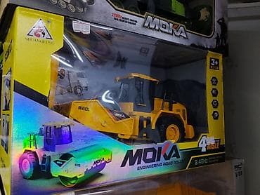 не пригодилось: Игрушка “MOKA Engineering Road Roller” — радиоуправляемый дорожный — 1