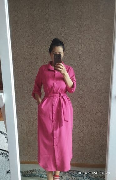 гель для сужения розовая женщина отзывы: Повседневное платье, Осень-весна, Длинная модель, Платье-рубашка, 3XL — 1