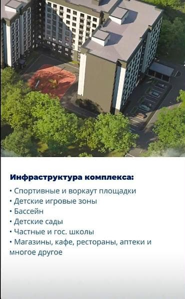 Батирлер: 1 бөлмө, 40 м², Көк-Жар ж/м Элитка, 2 кабат, Жаңы ремонт — 10