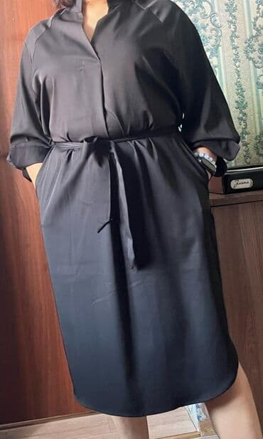 вязаные платья для беременных: Был выход только 1 раз. Пошив Бишкек. Размер подойдёт от 42 до 48 — 4