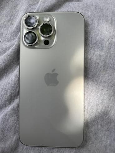 Техника и электроника: IPhone 15 Pro Max, Natural Titanium, 87 % — 3