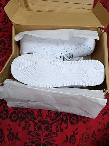 nike air force оригинал: Мужские кроссовки, 41, Nike, Новый, цвет - Белый, Самовывоз — 4
