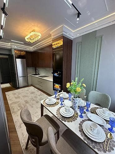 2 комнаты, 80 м², Элитка, Асанбай мкр Элитка, 14 этаж, Дизайнерский ремонт — 4