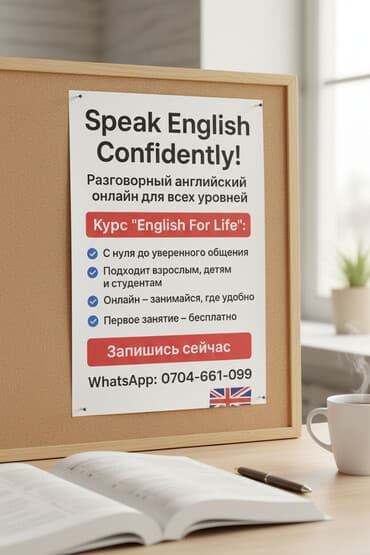 графический дизайн курсы бишкек: Языковые курсы Английский Для взрослых, Для детей — 2