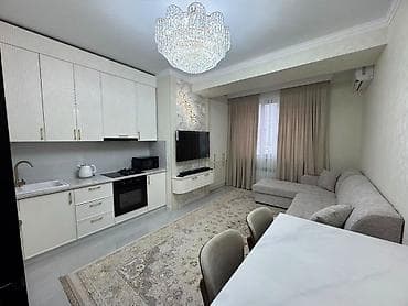 2 bedroom: 1 комната, 47 м², Тунгуч мкр Элитка, 11 этаж, Дизайнерский ремонт — 1