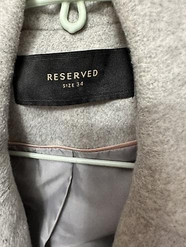 кепка кожаная: Серое женское пальто Pitti Collection - Классический прямой силуэт с — 5