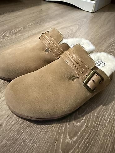 обувь 29 размер: Сабо, 37, 37.5, 38, Clarks, Новый, цвет - Бежевый — 2