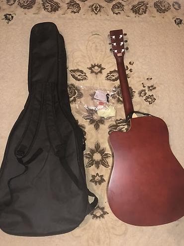 Музыкалык аспаптар: Акустическая гитара Wster (дредноут с вырезом) в комплекте — 4