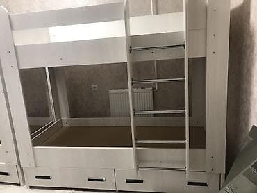 двух ярусный кровати: 14000сом без матрасов Матрасы 1шт 6000сом Двухъярусная — 2