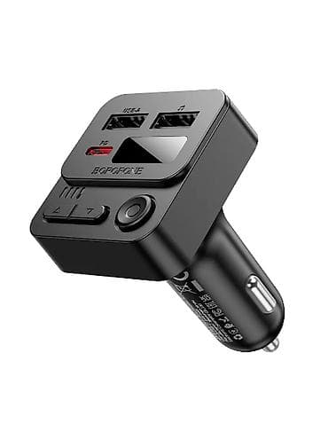 Хозтовары: Автомобильный Bluetooth FM‑модулятор BOROFONE BC60 Hero 35W (1A1C) - — 5