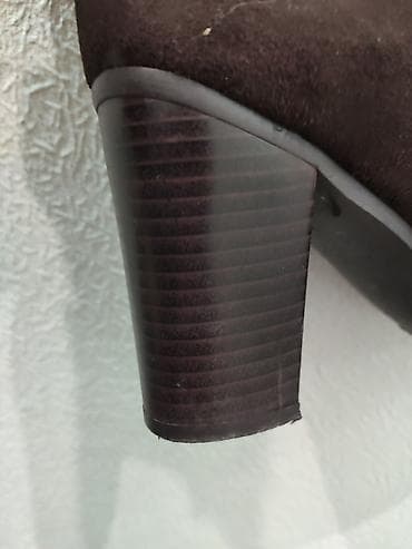 сапоги на каблуках: Черные ботинки в брутальном стиле - Модель: кожаные шнурованные — 2