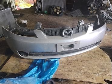 мазда 3 бампер: Передний бампер Mazda 3 (BK), дорестайлинг. - Оригинал, серебристый — 1
