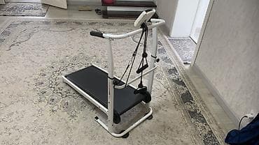 Механическая Беговая дорожка домашняя, компактная, с датчиком и