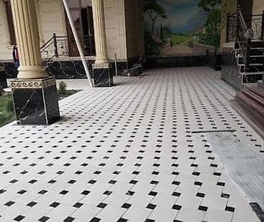 укладка кафель: Тротуарная плитка “Ромб” для дворов и террас - Формат: модульная — 2