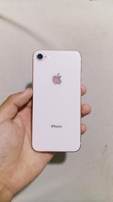 IPhone 8, Б/у, 64 ГБ, Золотой, 100 %